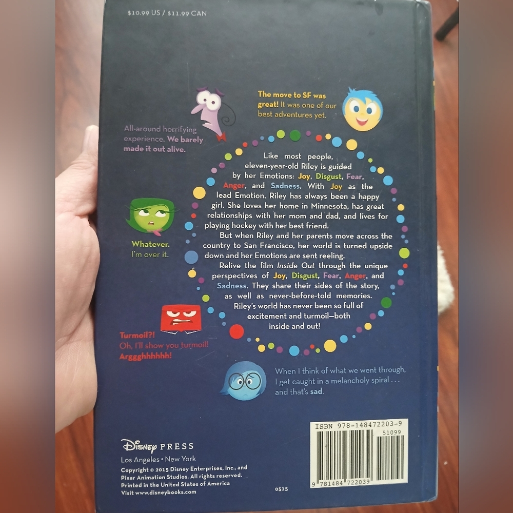 🏷 Loungefly + PIXAR Inside Out Mixed Emotions Women's Bag Crossbody & Book - Picture 13 of 13